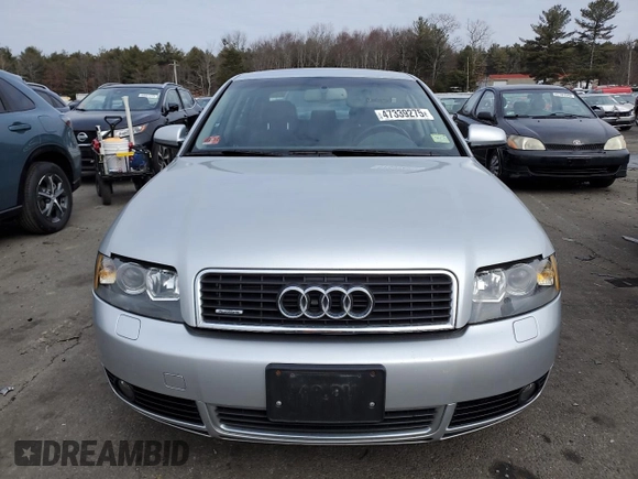 2005 Audi A4 3.0L with VIN WAULT68E15A108729, listed as a Copart auction lot 47339275 with 126,419 mi miles and Salvage Title. Bid and sale history available at carsss.com. Image 5.