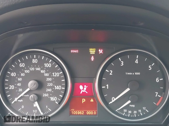 2006 BMW 3 Series 325i with VIN WBAVB13516PT15898, listed as a IAAI auction lot 42466986 with 105,962 mi miles and . Bid and sale history available at DreamBid. Image 7.