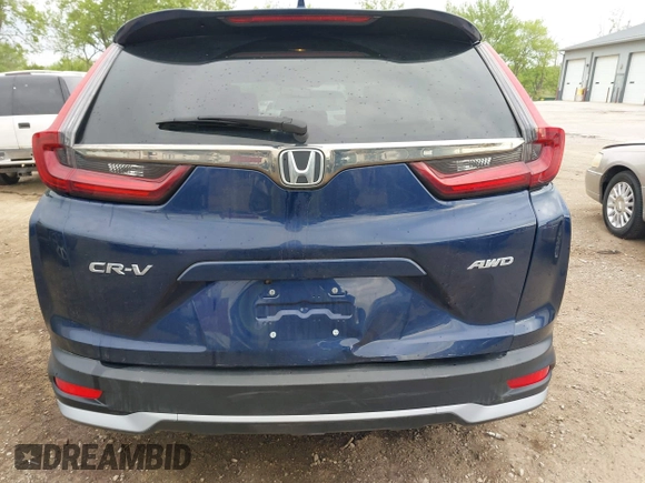 2022 Honda CR-V EX-L with VIN 2HKRW2H89NH651794, listed as a IAAI auction lot 42224492 with 56,996 mi miles and . Bid and sale history available at DreamBid. Image 16.