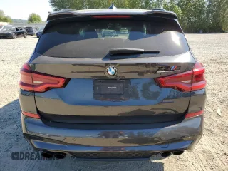2021 BMW X3 M with VIN 5YMTS0C05M9E94967, listed as a Copart auction lot 63720814 with 0 mi miles and Salvage Title. Bid and sale history available at carsss.com. Image 6.