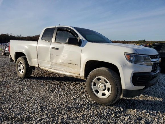 2021 Chevrolet Colorado 2WD Work Truck with VIN 1GCHSBEA3M1124466, listed as a Copart auction lot 85045654 with 102,493 mi miles and Salvage Title. Bid and sale history available at carsss.com. Image 4.