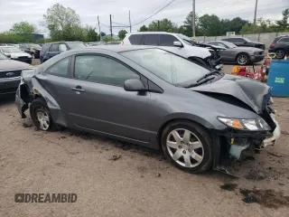 2010 Honda Civic Cpe LX with VIN 2HGFG1B63AH530829, listed as a Copart auction lot 53390954 with 100,357 mi miles and Salvage Title. Bid and sale history available at carsss.com. Image 4.