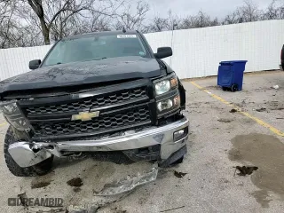 2015 Chevrolet Silverado 1500 LT with VIN 3GCUKREC6FG514880, listed as a Copart auction lot 50261225 with 121,340 mi miles and Salvage Title. Bid and sale history available at carsss.com. Image 10.