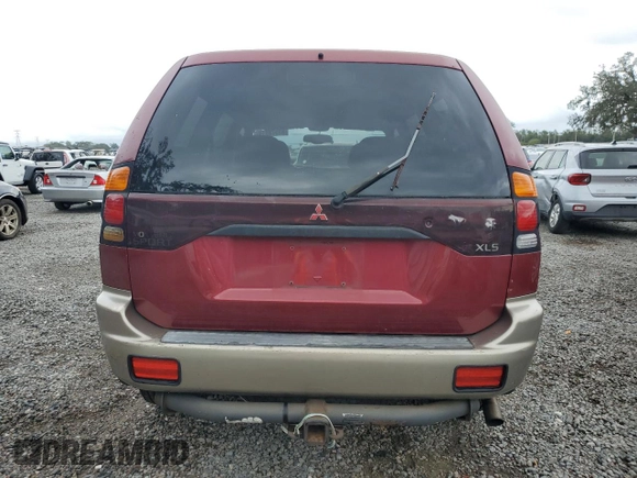2000 Mitsubishi Montero Sport LS with VIN JA4LS31H1YP036709, listed as a Copart auction lot 81578814 with 191,500 mi miles and Salvage Title. Bid and sale history available at carsss.com. Image 6.