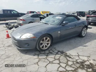 2007 Jaguar XK with VIN SAJWA44B875B18955, listed as a Copart auction lot 53782525 with 0 mi miles and Salvage Title. Bid and sale history available at carsss.com. Image 1.