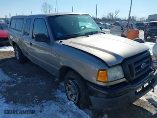 2005 Ford Ranger XL with VIN 1FTYR14U55PA92555, listed as a IAAI auction lot 41623095 with 131,488 mi miles. Bid and sale history available at carsss.com. Image 1.