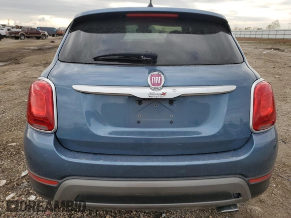 2018 FIAT 500X Urbana Edition with VIN ZFBCFXCB8JP653463, listed as a Copart auction lot 41376325 with 57,418 mi miles and Salvage Title. Bid and sale history available at carsss.com. Image 6.