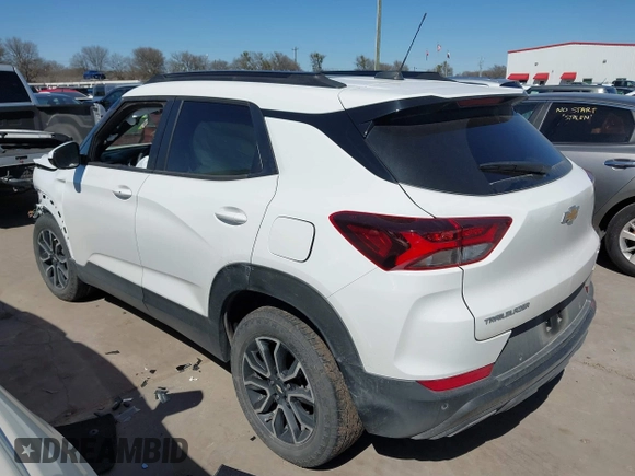 2022 Chevrolet TrailBlazer ACTIV with VIN KL79MVSL4NB146586, listed as a IAAI auction lot 41701392 with 18,662 mi miles. Bid and sale history available at carsss.com. Image 3.