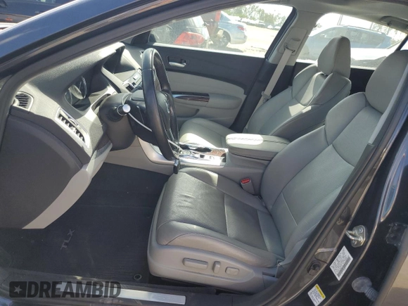 2016 Acura TLX Advance with VIN 19UUB2F7XGA007989, listed as a Copart auction lot 76636264 with 56,490 mi miles and Salvage title. Bid and sale history available at DreamBid. Image 7.
