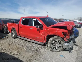 2019 GMC Sierra 1500 SLT with VIN 1GTU9DED5KZ123141, listed as a Copart auction lot 45102115 with 0 mi miles and Salvage Title. Bid and sale history available at carsss.com. Image 4.