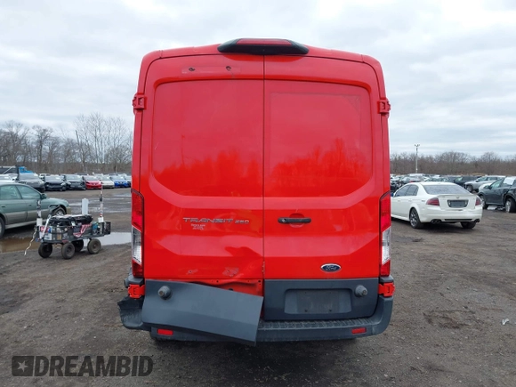 2018 Ford Transit with VIN 1FTYR2CM4JKA57326, listed as a IAAI auction lot 41675886 with 127,652 mi miles and . Bid and sale history available at DreamBid. Image 16.