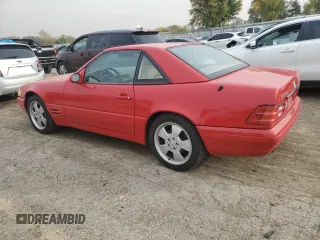 1999 Mercedes-Benz SL-Class with VIN WDBFA68F9XF186324, listed as a Copart auction lot 78376164 with 121,311 mi miles and Salvage Title. Bid and sale history available at carsss.com. Image 2.