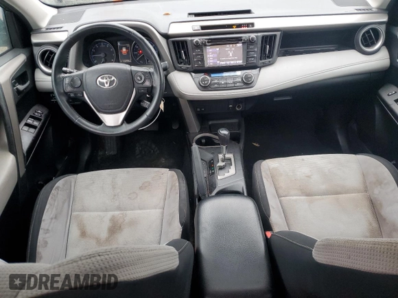 2018 Toyota RAV4 XLE with VIN 2T3WFREV0JW445322, listed as a Copart auction lot 55623845 with 116,700 mi miles and Salvage title. Bid and sale history available at DreamBid. Image 8.