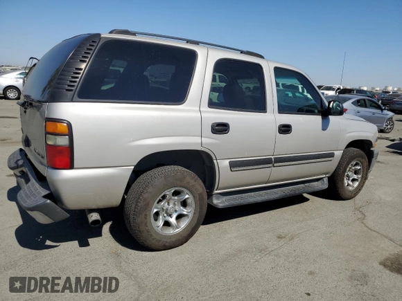 2005 Chevrolet Tahoe LT with VIN 1GNEC13T35R103206, listed as a Copart auction lot 74310784 with 128,780 mi miles and Salvage Title. Bid and sale history available at carsss.com. Image 3.
