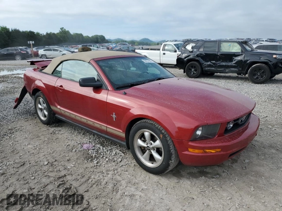2008 Ford Mustang Deluxe with VIN 1ZVHT84N185158146, listed as a Copart auction lot 56237985 with 105,968 mi miles and Salvage title. Bid and sale history available at DreamBid. Image 4.