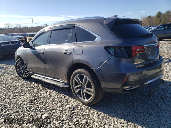 2017 Acura MDX w/Advance Pkg with VIN 5FRYD4H80HB030801, listed as a Copart auction lot 48366565 with 150,872 mi miles and Salvage Title. Bid and sale history available at carsss.com. Image 2.