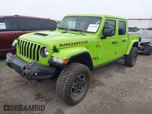 2021 Jeep Gladiator Mojave с VIN 1C6JJTEG1ML618948, выставлен на аукционе IAAI как лот 41955208 с пробегом 37 735 миль миль и . История ставок и продаж доступна на DreamBid. Изображение 2.