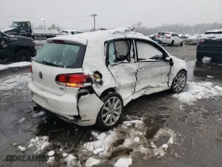 2011 Volkswagen Golf TDI with VIN WVWDM7AJ4BW161053, listed as a Copart auction lot 44912435 with 63,022 mi miles and Salvage Title. Bid and sale history available at carsss.com. Image 3.