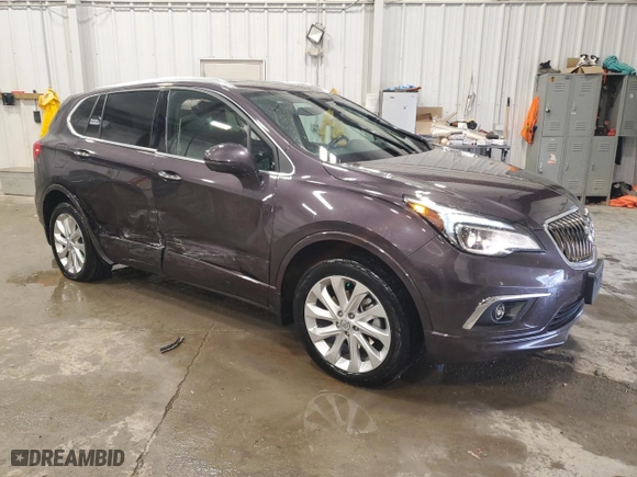 2017 Buick Envision Premium I with VIN LRBFXESX5HD122174, listed as a Copart auction lot 52138475 with 19,655 mi miles and Non Repairable. Bid and sale history available at carsss.com. Image 4.