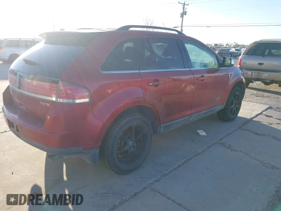2008 Lincoln MKX with VIN 2LMDU68CX8BJ18199, listed as a IAAI auction lot 41835201 with 142,935 mi miles. Bid and sale history available at carsss.com. Image 4.