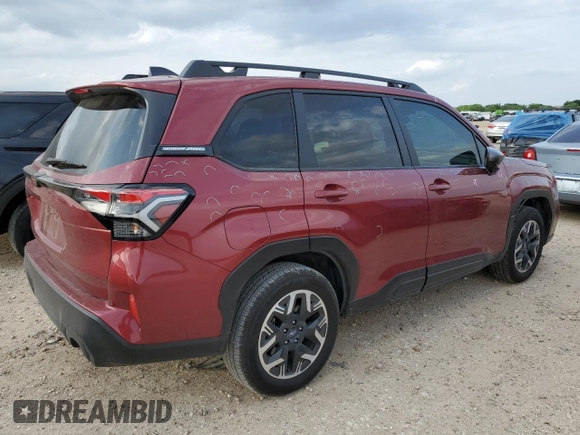 2025 Subaru Forester Premium с VIN JF2SLDDC3SH437492, выставлен на аукционе Copart как лот 53382685 с пробегом 8 263 миль миль и Чистый • Clean title. История ставок и продаж доступна на DreamBid. Изображение 3.
