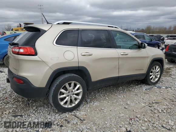 2014 Jeep Cherokee Limited z VIN 1C4PJMDB8EW243493, wystawiony jako Copart lot #53293485 z przebiegiem 210 910 mil mil oraz Czysty tytuł • Clean title. Historia ofert i sprzedaży dostępna na DreamBid. Obrazek 3.