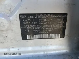 2016 Hyundai Elantra SE z VIN 5NPDH4AE3GH684146, wystawiony jako Copart lot #56224675 z przebiegiem 77 072 mil mil oraz Szkoda całkowita • Salvage title. Historia ofert i sprzedaży dostępna na DreamBid. Obrazek 12.