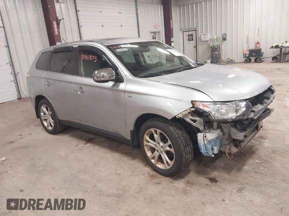 2014 Mitsubishi Outlander GT z VIN JA4JZ4AX6EZ015919, wystawiony jako IAAI lot #41811803 z przebiegiem 182 458 mil mil oraz . Historia ofert i sprzedaży dostępna na DreamBid. Obrazek 1.