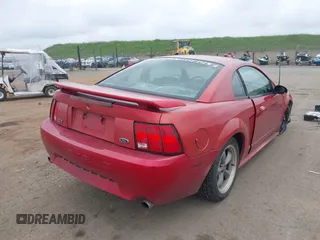 2001 Ford Mustang GT Deluxe with VIN 1FAFP42X51F196027, listed as a IAAI auction lot 41742091 with 178,065 mi miles. Bid and sale history available at carsss.com. Image 4.