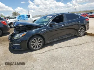 2019 Kia Optima LX with VIN 5XXGT4L34KG361218, listed as a Copart auction lot 59400025 with 53,438 mi miles and Salvage title. Bid and sale history available at DreamBid. Image 1.