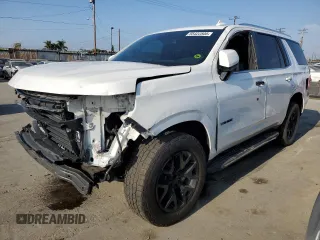 2021 Chevrolet Tahoe LT z VIN 1GNSCNKD7MR103115, wystawiony jako Copart lot #65422505 z przebiegiem 47 834 mil mil oraz Szkoda całkowita • Salvage title. Historia ofert i sprzedaży dostępna na DreamBid. Obrazek 1.