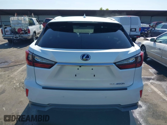2016 Lexus RX 450h с VIN 2T2BGMCA3GC006063, выставлен на аукционе IAAI как лот 42321312 с пробегом 38 141 миль миль и . История ставок и продаж доступна на DreamBid. Изображение 17.