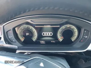 2021 Audi A8 with VIN WAU8EAF83MN020949, listed as a Copart auction lot 77005314 with 13,285 mi miles and Salvage Title. Bid and sale history available at carsss.com. Image 9.