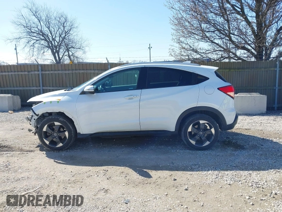 2018 Honda HR-V EX-L Navi with VIN 3CZRU6H7XJM716266, listed as a IAAI auction lot 41978420 with 92,510 mi miles. Bid and sale history available at carsss.com. Image 14.