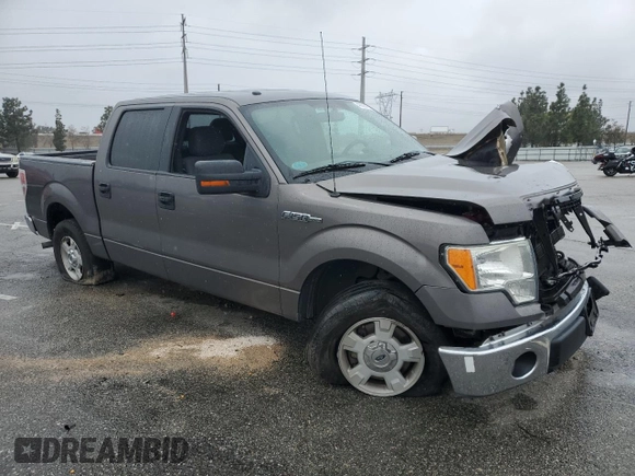 2014 Ford F-150 XL with VIN 1FTEW1CM8EFA47483, listed as a Copart auction lot 49009475 with 88,193 mi miles and Salvage Title. Bid and sale history available at carsss.com. Image 4.
