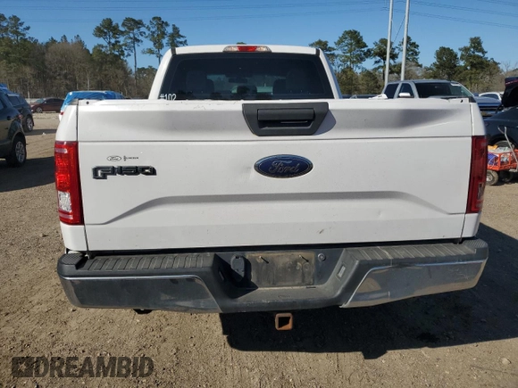 2017 Ford F-150 XL with VIN 1FTEX1CF8HKC27458, listed as a Copart auction lot 48112715 with 191,000 mi miles and Salvage Title. Bid and sale history available at carsss.com. Image 6.