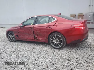 2023 Genesis G70 2.0T with VIN KMTG34TA6PU132041, listed as a Copart auction lot 82761074 with 33,317 mi miles and Salvage Title. Bid and sale history available at DreamBid. Image 2.