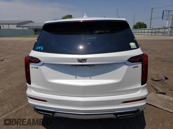 2020 Cadillac XT6 FWD Premium Luxury with VIN 1GYKPCRS4LZ132344, listed as a Copart auction lot 60595535 with 19,184 mi miles and Salvage title. Bid and sale history available at DreamBid. Image 6.