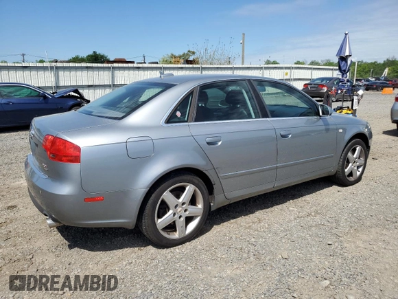 2005 Audi A4 2.0T z VIN WAUDF68E25A439296, wystawiony jako Copart lot #55945445 z przebiegiem 154 473 mil mil oraz Szkoda całkowita • Salvage title. Historia ofert i sprzedaży dostępna na DreamBid. Obrazek 3.