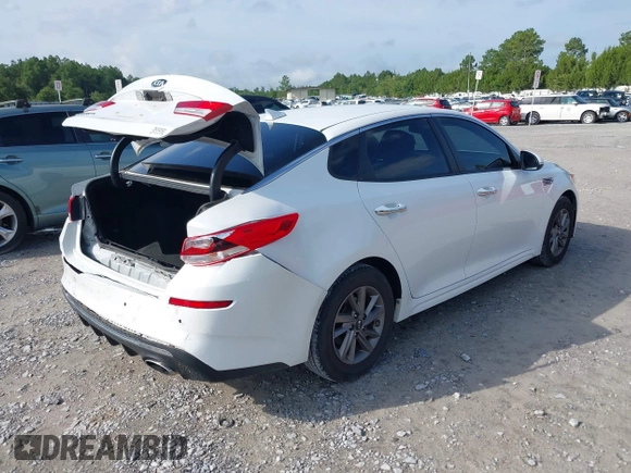 2020 Kia Optima LX with VIN 5XXGT4L30LG390927, listed as a IAAI auction lot 42642424 with 84,697 mi miles and . Bid and sale history available at DreamBid. Image 4.