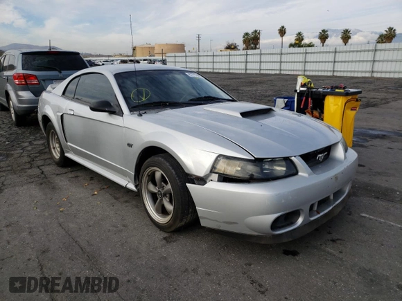 2002 Ford Mustang GT Deluxe with VIN 1FAFP42X72F239123, listed as a Copart auction lot 67717881 with 156,405 mi miles and Non Repairable. Bid and sale history available at carsss.com. Image 1.