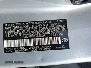 2011 Toyota Corolla L with VIN JTDBU4EEXBJ089291, listed as a Copart auction lot 51497715 with 200,414 mi miles and Salvage Title. Bid and sale history available at carsss.com. Image 14.