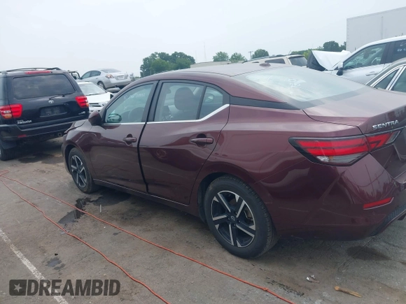 2024 Nissan Sentra SV with VIN 3N1AB8CV3RY221229, listed as a IAAI auction lot 42666353 with 43,574 mi miles and . Bid and sale history available at DreamBid. Image 14.