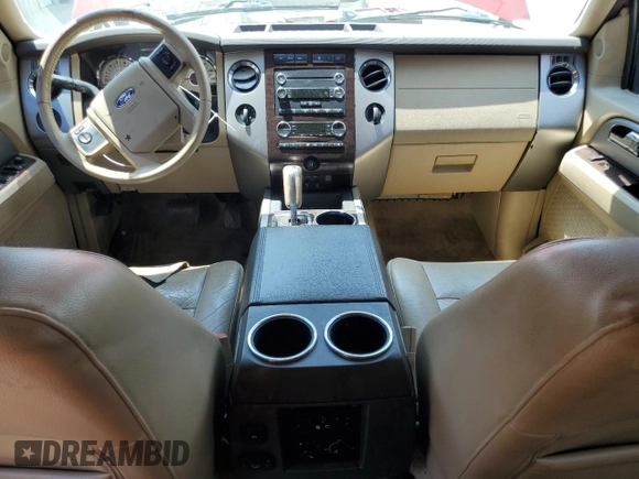 2014 Ford Expedition King Ranch с VIN 1FMJU1J54EEF56908, выставлен на аукционе Copart как лот 63217405 с пробегом 196 877 миль миль и Чистый • Clean title. История ставок и продаж доступна на DreamBid. Изображение 8.