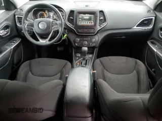2019 Jeep Cherokee Latitude with VIN 1C4PJMCX1KD189622, listed as a Copart auction lot 47774635 with 37,055 mi miles and Salvage title. Bid and sale history available at DreamBid. Image 8.