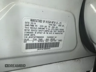 2014 Infiniti Q50 Sport with VIN JN1BV7AP7EM689505, listed as a IAAI auction lot 42172352 with 133,824 mi miles and . Bid and sale history available at DreamBid. Image 9.