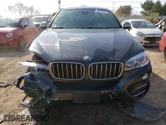 2017 BMW X6 xDrive35i with VIN 5UXKU2C53H0N85439, listed as a Copart auction lot 47796703 with 88,266 mi miles. Bid and sale history available at carsss.com. Image 5.