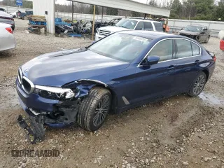 2019 BMW 5 Series 530i with VIN WBAJA5C52KWW14762, listed as a Copart auction lot 86589314 with 36,035 mi miles and Salvage Title. Bid and sale history available at carsss.com. Image 1.