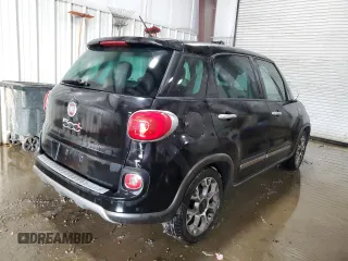 2014 FIAT 500L Trekking with VIN ZFBCFADH2EZ010861, listed as a Copart auction lot 88912885 with 100,823 mi miles and Salvage Title. Bid and sale history available at DreamBid. Image 3.