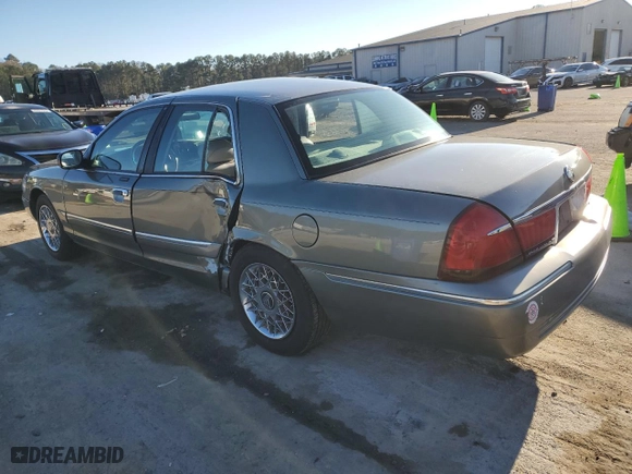 2002 Mercury Grand Marquis GS with VIN 2MEFM74W42X647512, listed as a Copart auction lot 45593065 with 127,064 mi miles and Salvage Title. Bid and sale history available at carsss.com. Image 2.